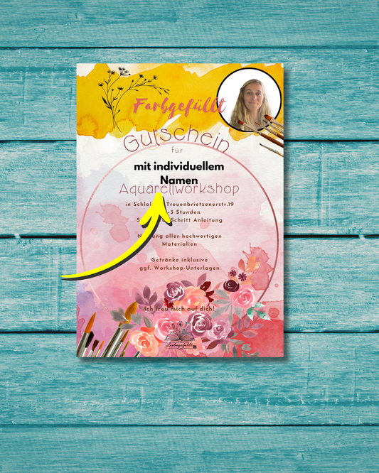 Gutschein - Aquarellworkshop